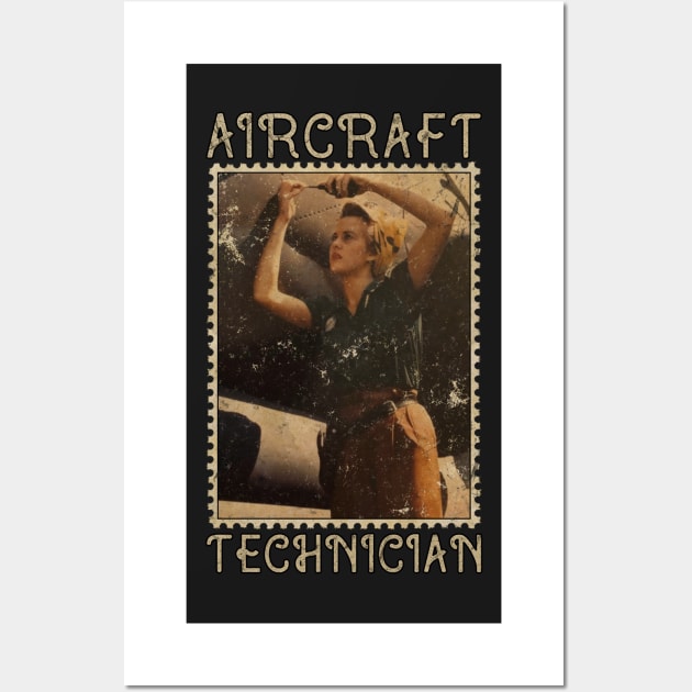 Aircraft Mechanic Technician Wall Art by norules